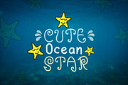 Blue Ocean - Cute Baby Font Duo, a Font by LetterJos (Thumbnail 3 of 5)
