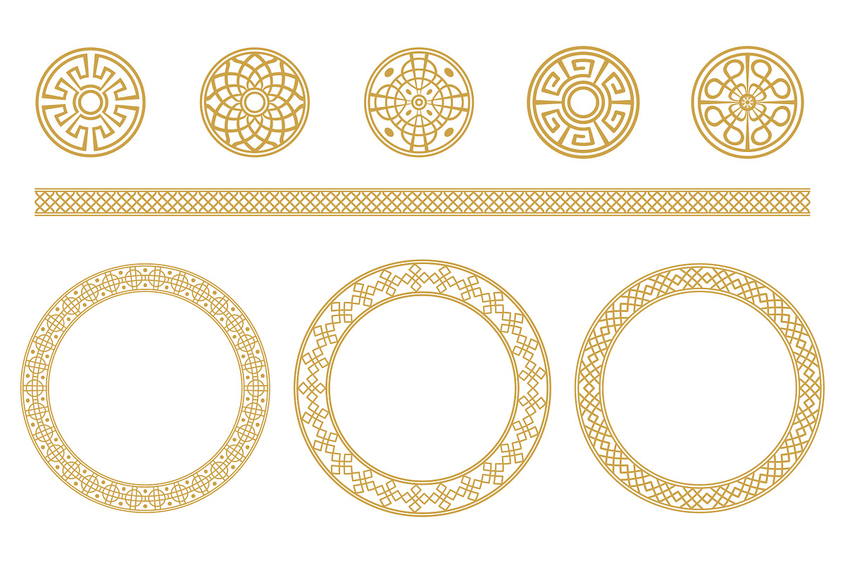 Elegant gold decorative design, a Decorative Illustration by Saba Vector