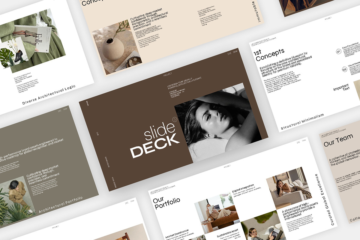 Slide Deck Presentation Template, a Presentation Template by Slide_Genius1 (Photo 3 of 10)