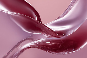 Abstract liquid splash creating elegant flowing curves and dynamic wave motion, a Photo by Studio ANNA