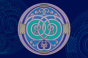 Illuminated medieval letter O, an Illustration by Stefan Chirila (Thumbnail 7 of 8)