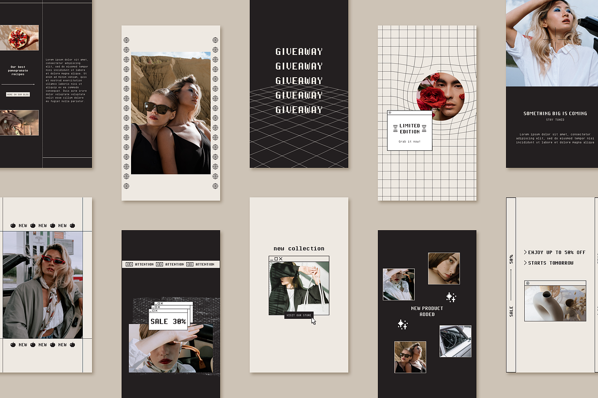 Retro Instagram Template | Canva, a Social Media Template by Bonumo (Photo 10 of 13)