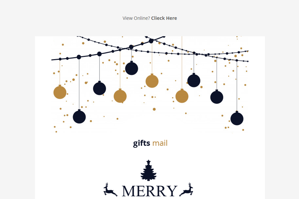 Gifts Email - 8 Christmas Templates, an Email Template by williamdavidoffmail (Photo 2 of 9)
