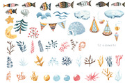 Animals of the Arctic Ocean, an Illustration by Love Watercolor Store (Thumbnail 5 of 8)