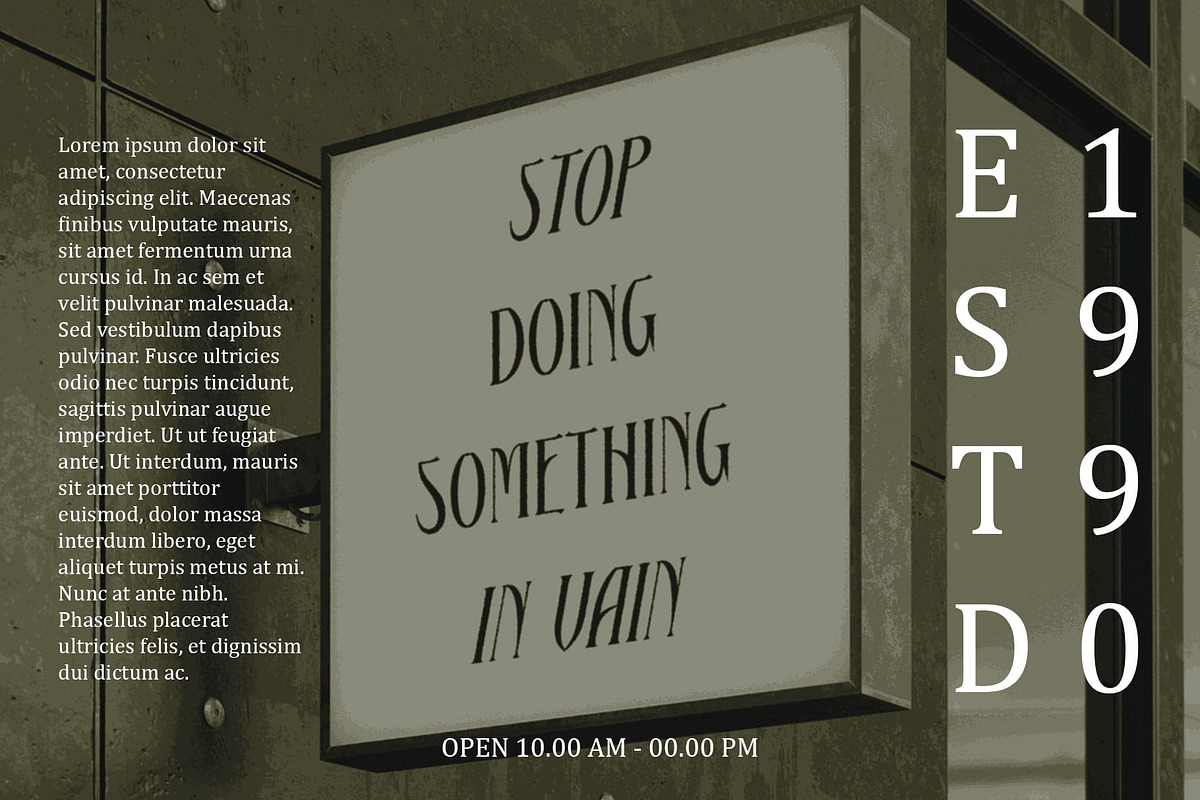Dallen Rough, a Serif Font by Craft Supply Co. (Photo 4 of 8)