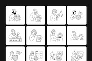 240 Futuristic Technology & AI, a Technology Illustration by Prosymbols (Thumbnail 10 of 15)