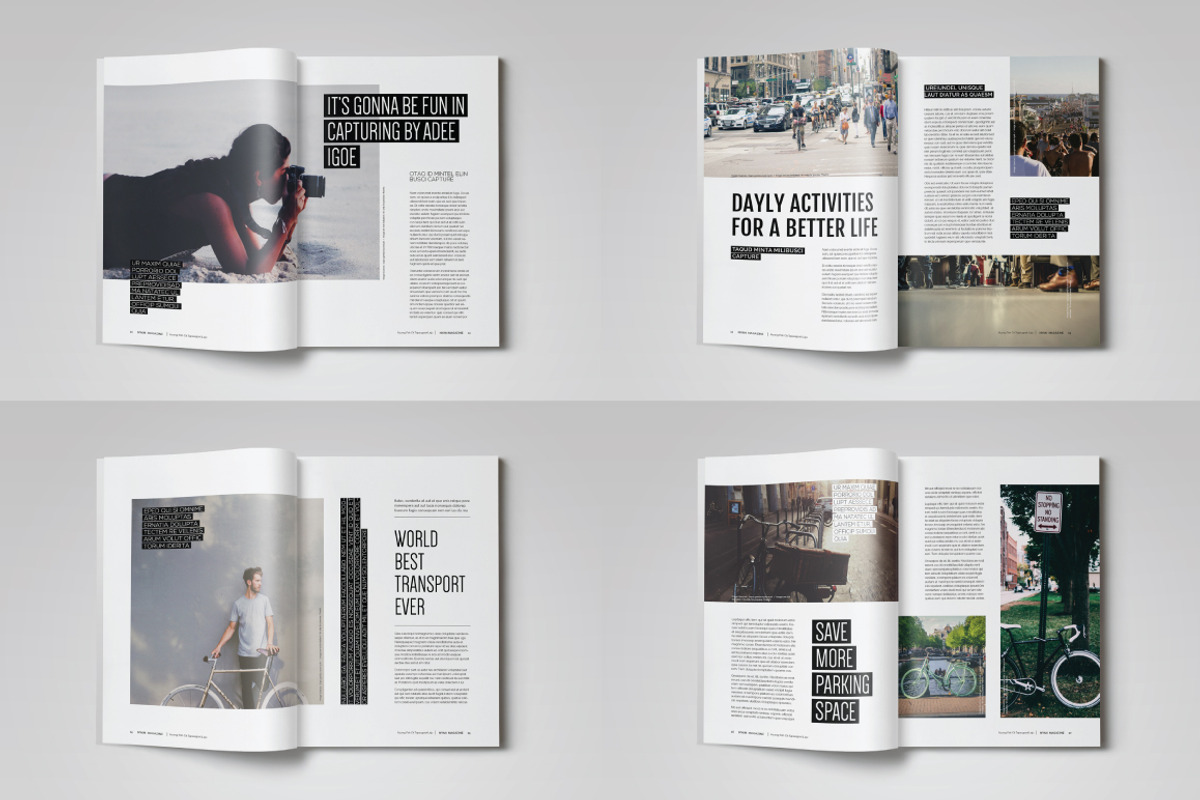 Indesign Magazine Template, a Magazine Template by banks (Photo 3 of 5)