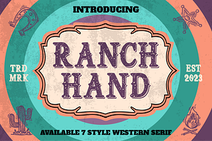 Ranch Hand Display Westren Font