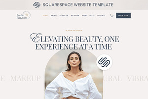 Medspa Squarespace Template