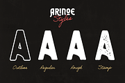Arinoe - Vintage Font, a Sans Serif Font by Zarma Type (Thumbnail 2 of 12)