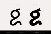 Black - Modern Corporate Sans Serif, a Sans Serif Font by Hamz Studio (Thumbnail 7 of 13)