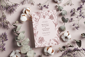 Romantic Wedding Invitation set