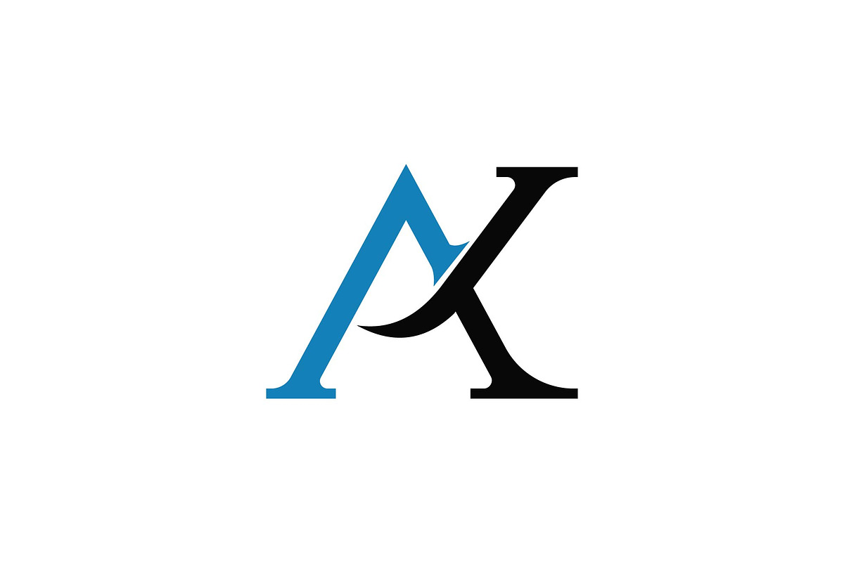 AK or KA logo and icon design, a Branding & Logo Template by mrshamsjaman