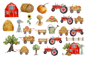 On The Farm Clip Art Set Vol.1