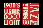 Cresty Eighties - Retro Typeface, a Serif Font by Holyline Design (Thumbnail 12 of 15)