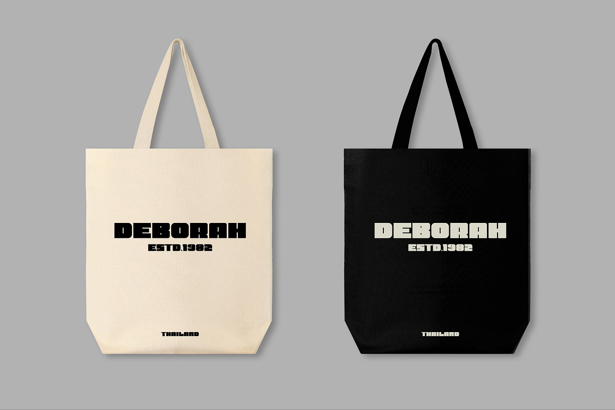 DEBORAH MODERN DISPLAY FONT, a Sans Serif Font by BURSTYPE (Photo 3 of 9)
