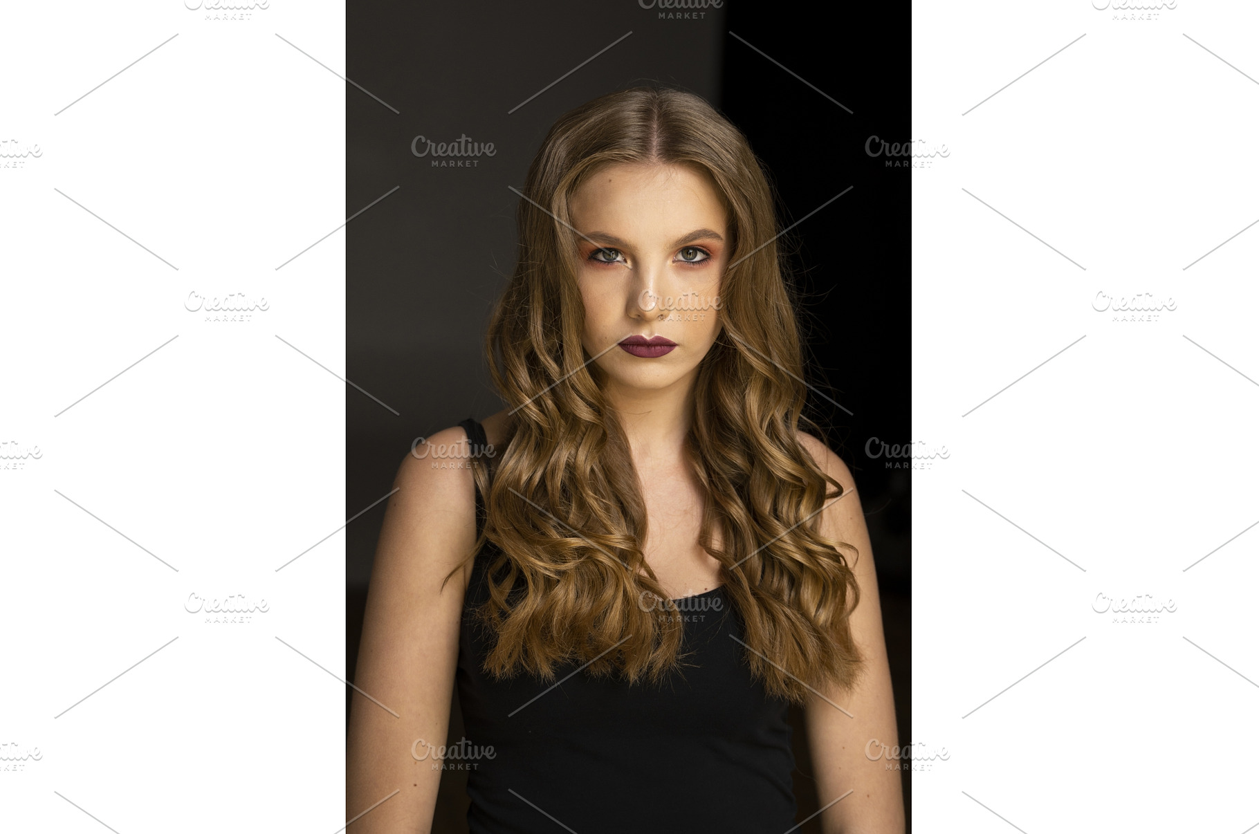 Stylish female portrait with, a Person Photo by volodymyrshtun13795