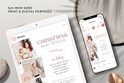 Christmas Mini Session MS082, a Flyer Template by Bellenity Design (Thumbnail 2 of 3)