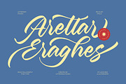 Aretlar Eraghes Bold Calligraphy, a Script Font by Letterena Studios Script (Thumbnail 1 of 20)