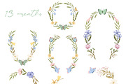 Soft flowers graphic collection, a Decorative Illustration by Yelloo Fish (Thumbnail 7 of 16)