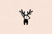 Minimalist Deer Icon Stag, an Animal Illustration by Vectorium Studio (Thumbnail 2 of 4)
