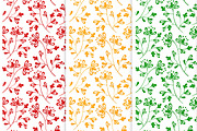 SET / 8 / Seamless flower Patterns, a Pattern Graphic by Nadin_Lebedeva (Thumbnail 4 of 5)