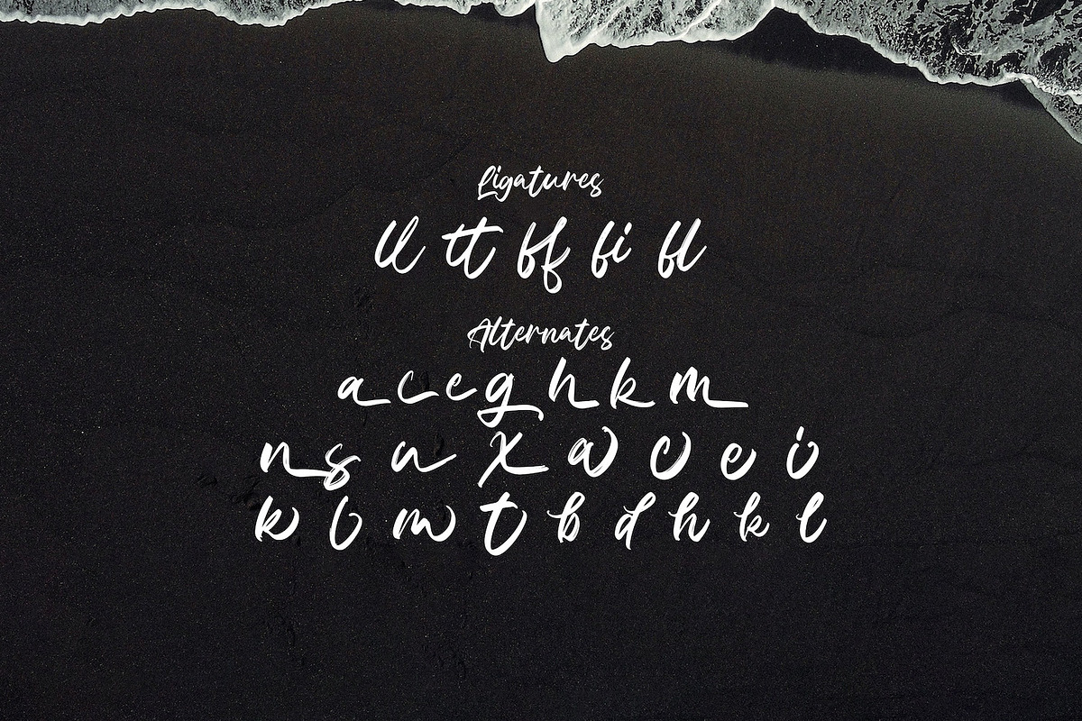 Celline Fram - Textured Brush Font, a Script Font by StringLabs (Photo 13 of 14)