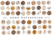 64 Watercolor Instagram Highlight, an Illustration by beatriceviyiwi (Thumbnail 1 of 5)
