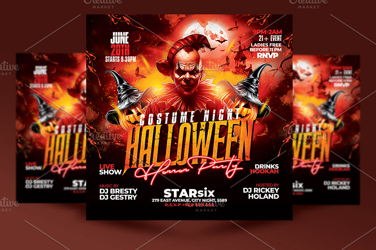 Halloween Flyer Template, a Flyer Template by RTXdesinger99 (Photo 1 of 3)