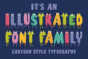 Charm - illustrated letter font, a Symbol Font by Vitek Graphic (Thumbnail 3 of 7)