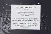 Wistar Typewriter SVG Font Family, a Sans Serif Font by Ana's Fonts (Thumbnail 2 of 11)