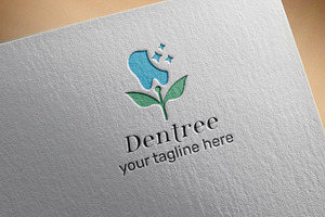 Dentree Dental Logo, a Branding & Logo Template by GladicMonster