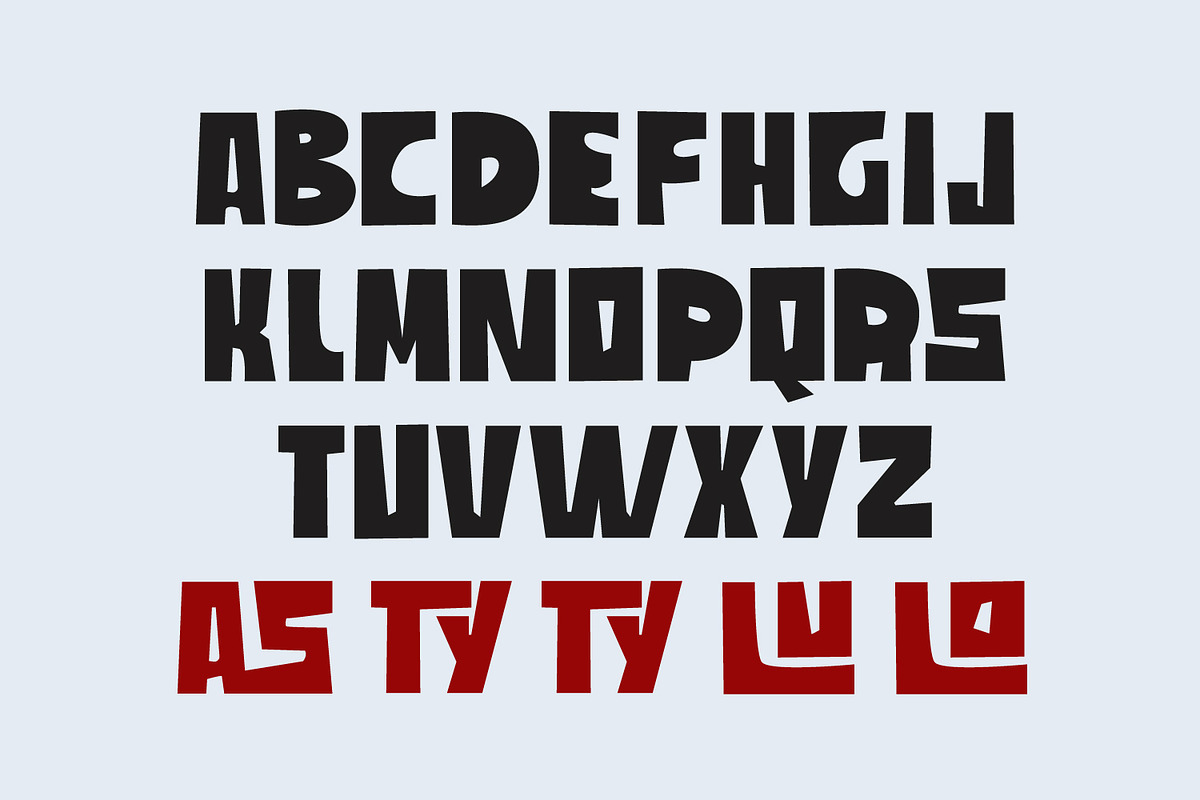 Tuloty Hagens Decorative Display Fon, a Sans Serif Font by Maulana Creative (Photo 5 of 7)