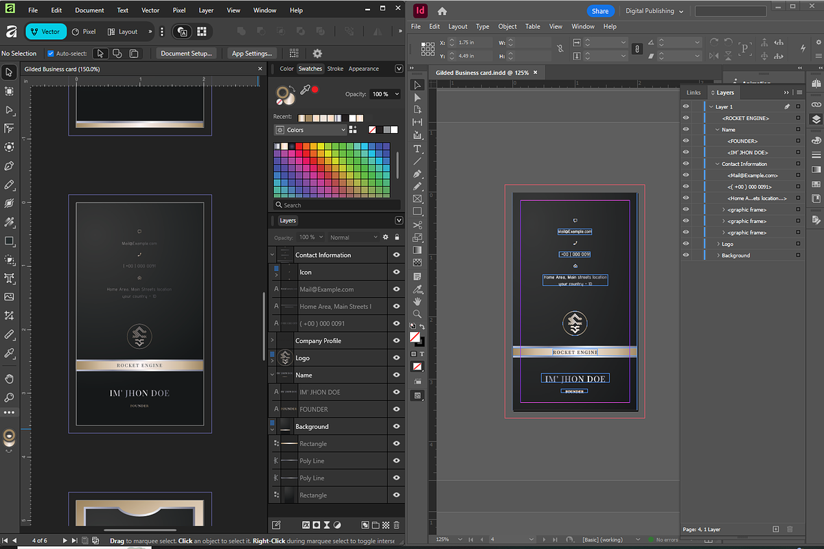 Gilded - Luxury Business Card, a Business Card Template by Ctrl space studio (Photo 8 of 9)