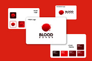 Set of Blood Donor Logo designs, a Branding & Logo Template by Lucky Creative (Thumbnail 5 of 5)