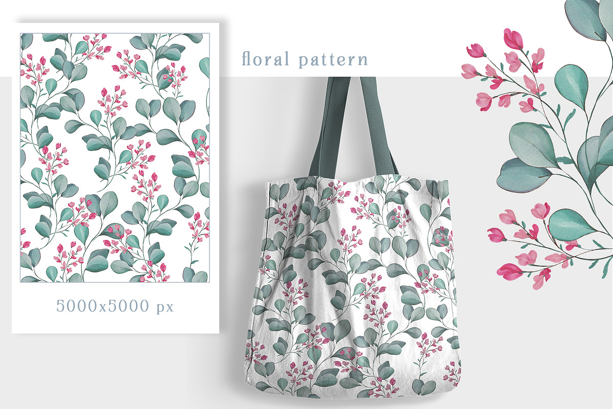 Lovely Garden. Pattern collection, a Pattern Graphic by DamriNa art (Photo 4 of 11)