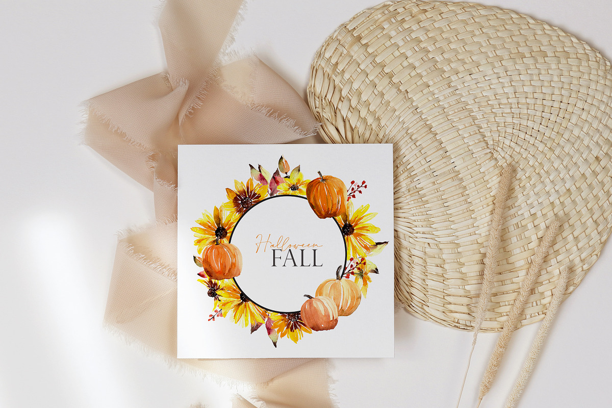 Watercolor flower - Halloween Fall, an Illustration by Beigetime (Photo 12 of 12)