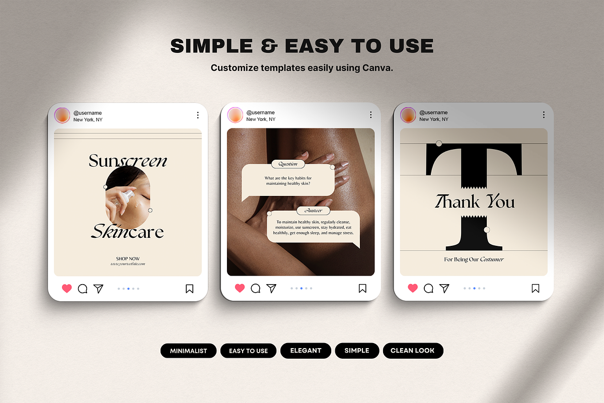 120 Skincare Instagram Template, a Social Media Template by Branding Victory STD (Photo 4 of 10)