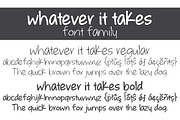 Whatever it Takes Font Family, a Script Font by Brittney Murphy Design (Thumbnail 2 of 3)