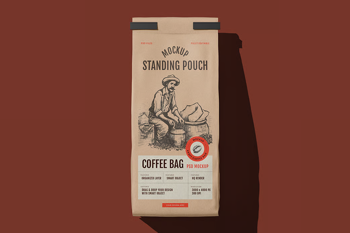 Pouch Mockup, a Packaging Mockup by graphicsauce (Photo 4 of 4)