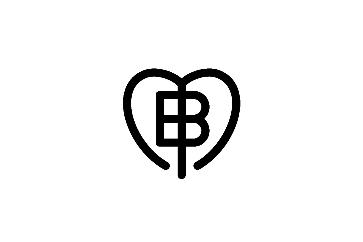 Modern BM Heart Monogram Logo, a Branding & Logo Template by Luxury Logos (Photo 3 of 4)