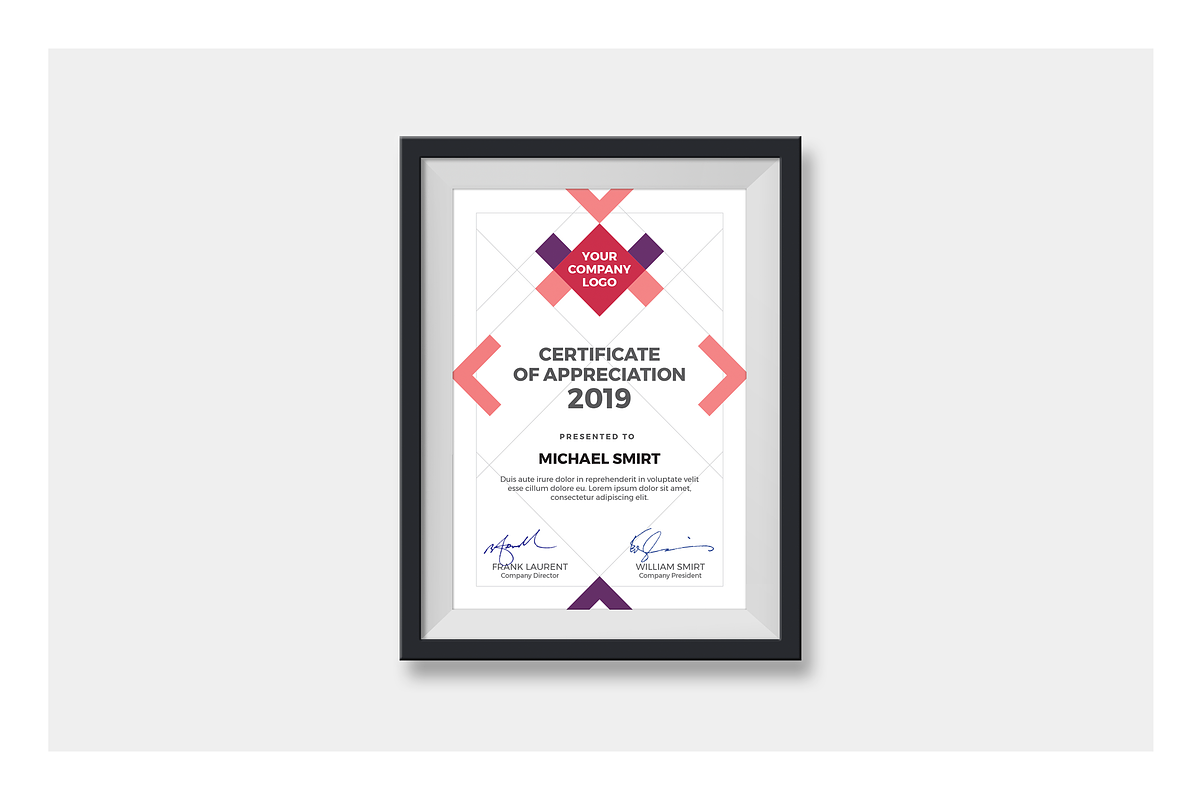 Multipurpose Certificates, a Stationery Template by silukEight (Photo 2 of 6)