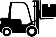 Forklift truck silhouette, a Transportation Illustration by abu67222 (Thumbnail 11 of 13)