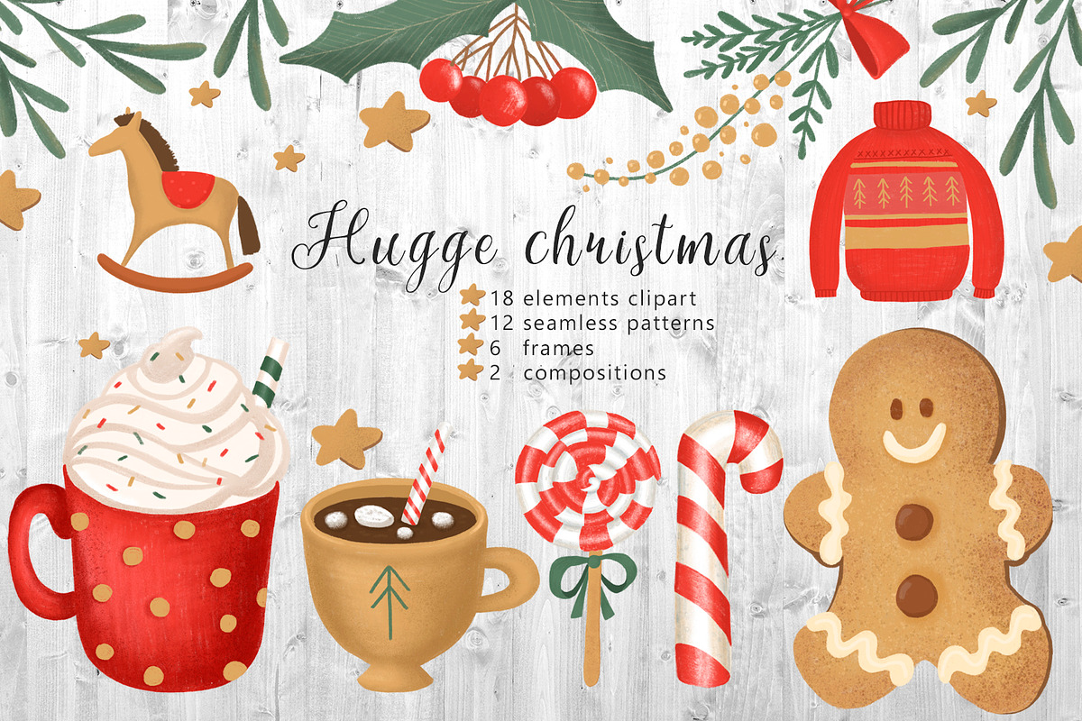 Hugge Christmas, an Illustration by annasokol_ (Photo 1 of 9)