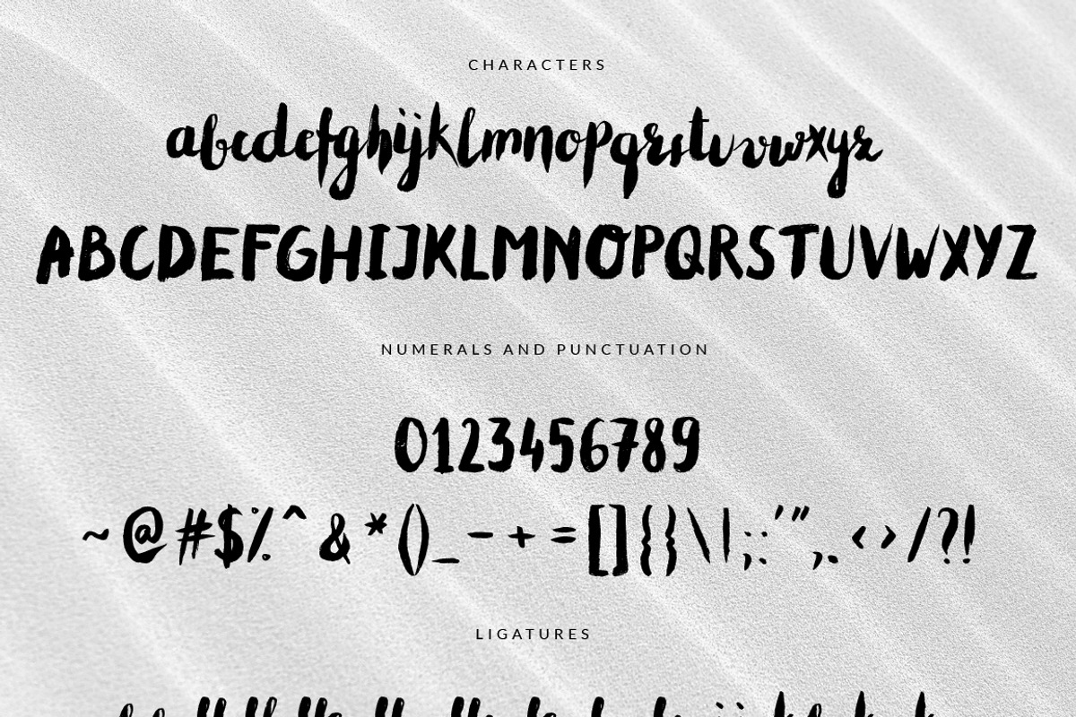 Cheeky - handwritten brush font +BONUS preview 7