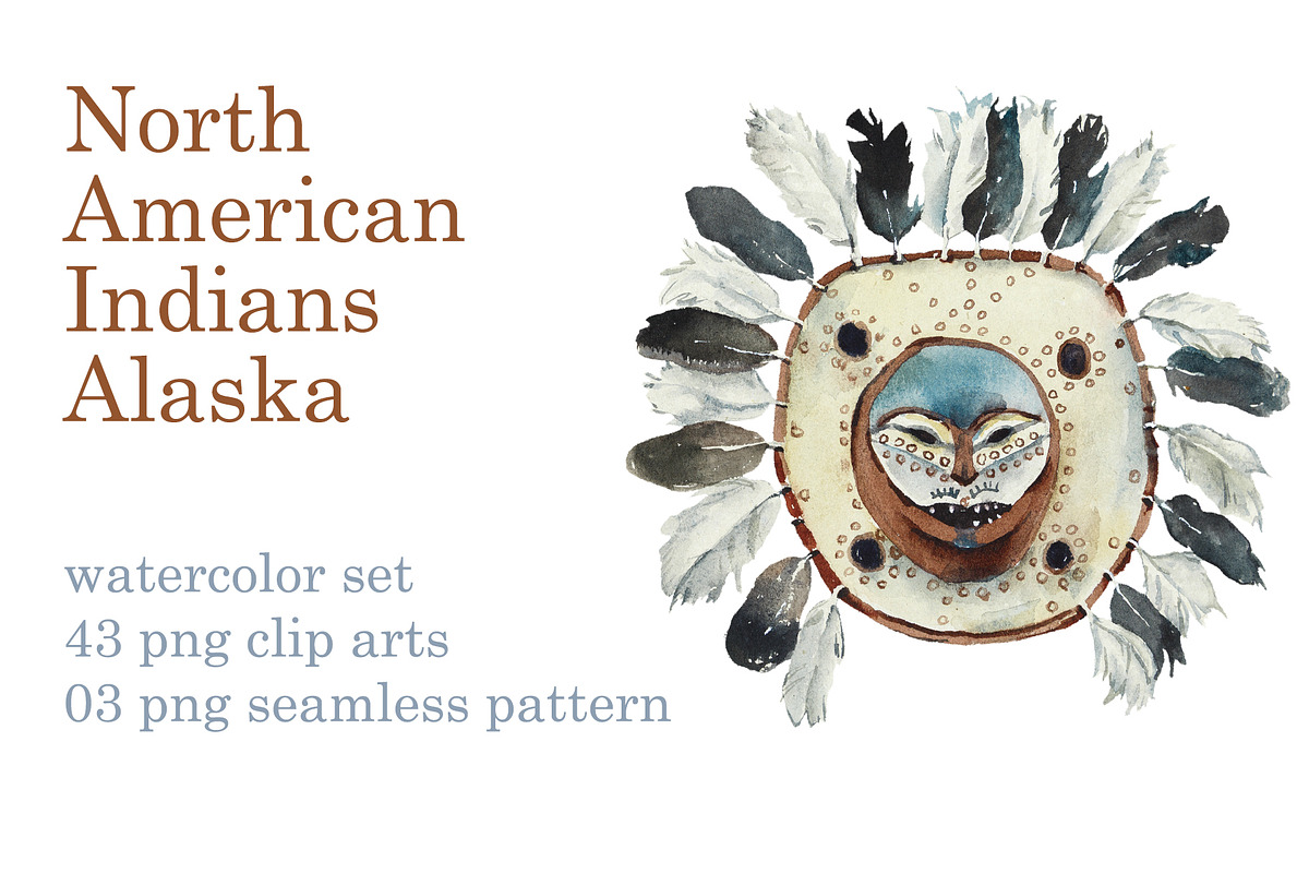 North American Indians. Alaska., an Object Illustration by Budogoshch (Photo 1 of 7)