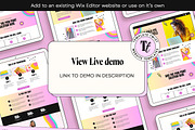 Colorful Wix Editor Sales Template, a Wix Template by Template Twist Shop (Thumbnail 3 of 10)