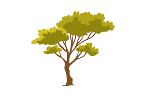 Tree. Eco concept of nature plant, an Object Illustration by the8monkey