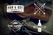 9 Hand Drawn Vintage Logos, a Branding & Logo Template by Ian Barnard (Thumbnail 2 of 5)