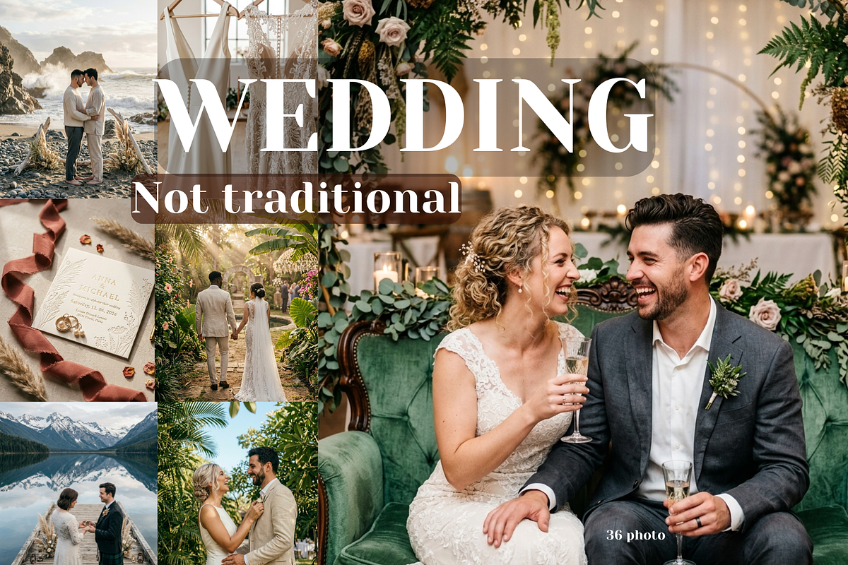 Modern Wedding Stock images, a Beauty & Fashion Photo by MarkoPresets (Photo 1 of 8)